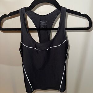 Athleta Black & White Racerback Tank